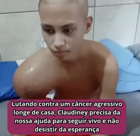 Ajude Claudiney a sobreviver: ele luta contra um câncer